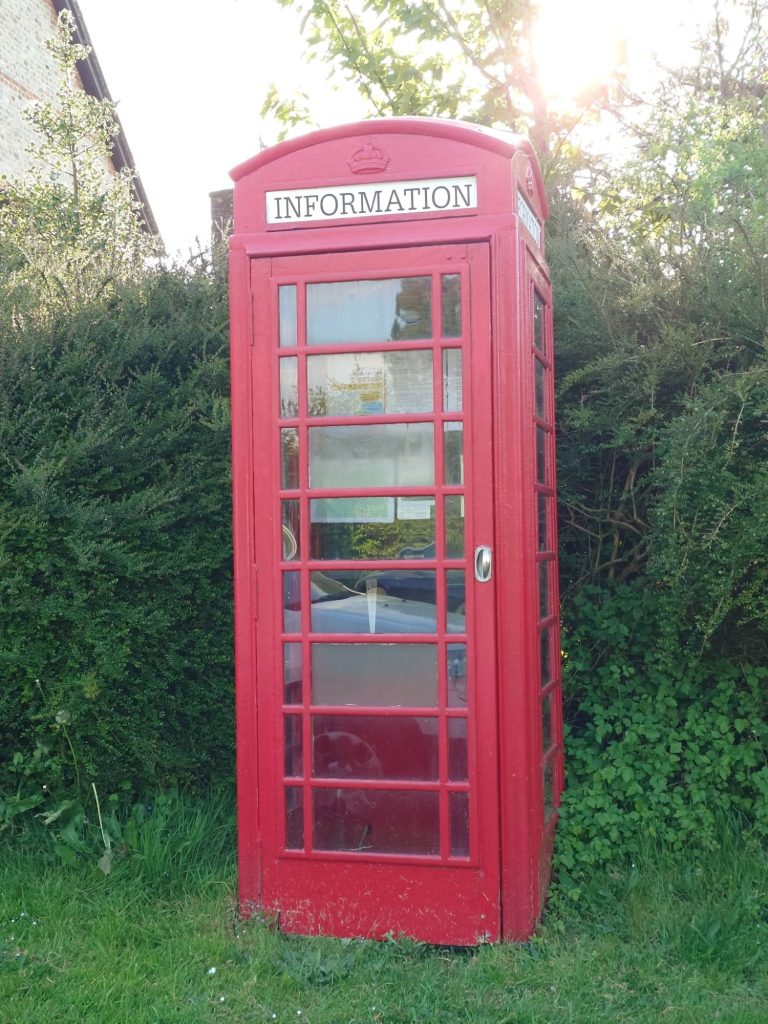 Red phone box